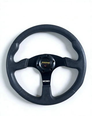Factory Direct Sales Car Modification Steering Wheel 14inch Racing Steering Wheel Multi-Color Universal Competitive Steering Wheel (Steering wheel) - black