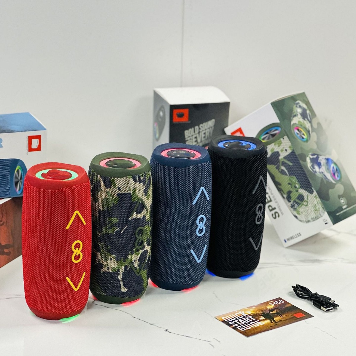 Booms450 Wireless Bluetooth Speaker High-Quality Portable Subwoofer Cross-Border Popular Super Bass Hands-Free Calling