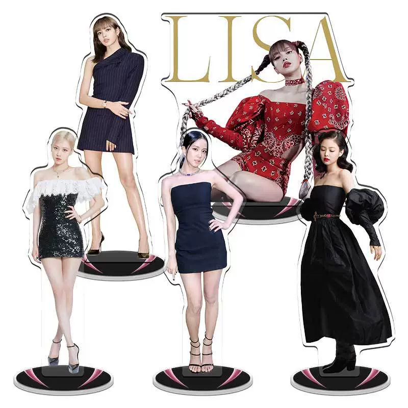 Бесшумный межслойный BLACKPINK4V Sun Caiying lisa Kim Ji-ni Ji-soo корейская KPOP-звезда периферийная стоящая карта