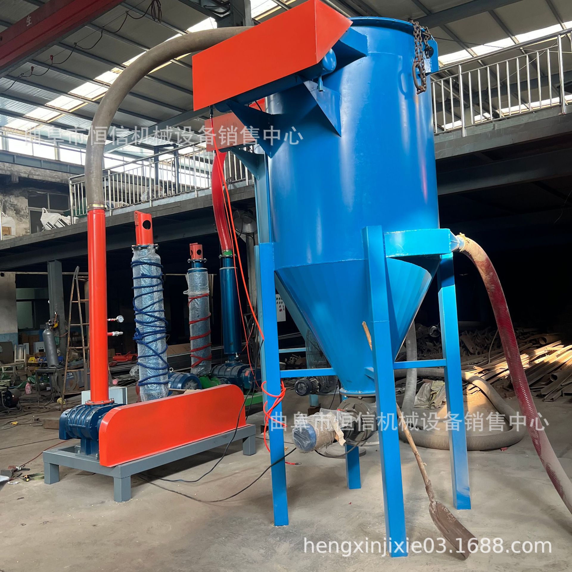 2023新型硅灰粉装吨包气力吸料机zcjb 大吸力石膏粉气力吸灰机直