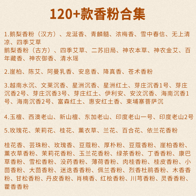 厂家批发香粉降真香粉家用天然中药沉香檀香粉手工线香制香原料|undefined