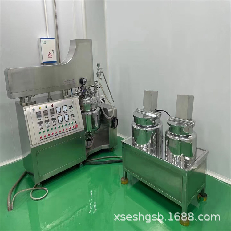 二手3吨5吨真空均质乳化机 300L500L真空乳化机 液压升降乳化机