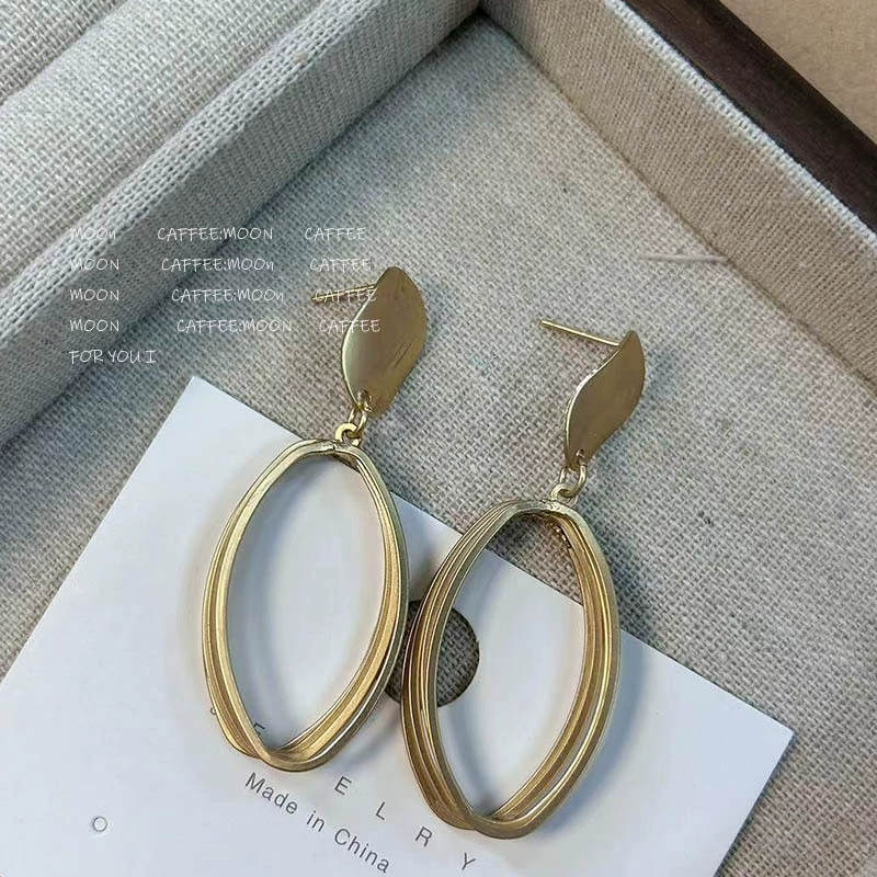 Металлическая серебряная игла, серьги, аксессуар, образец серебра 925, стиль легкой роскоши, простой и элегантный дизайн, оптовые