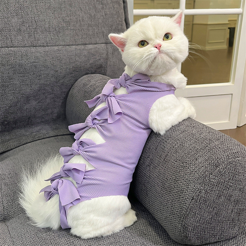 犬绝育服猫猫绝育服手术犬服猫手术服猫手术服舐め防止子犬幼犬手术服|undefined