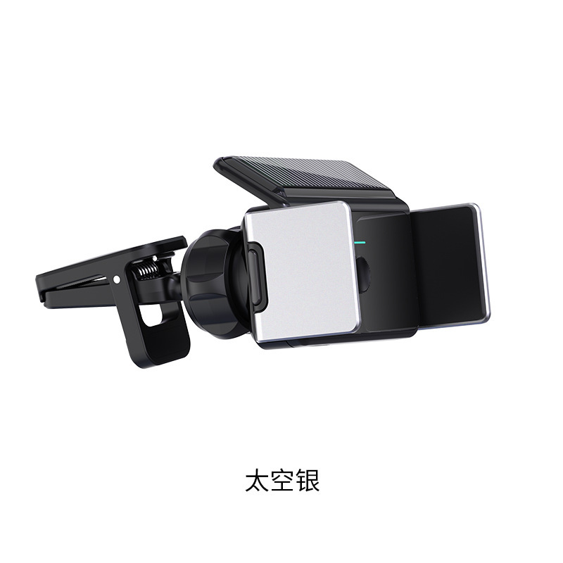 Explosión transfronteriza solar multifuncional soporte de teléfono móvil montado en automóviles auto-inducción de sujeción eléctrica soporte de navegación de automóviles