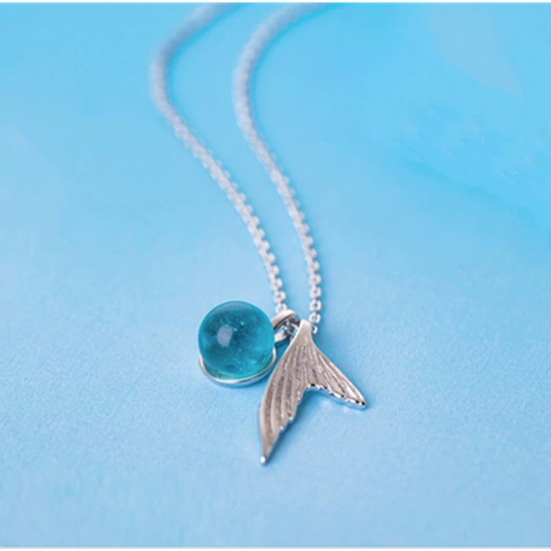 Blue pendant from foam, one size chain for key bag , ring, earrings, bracelet, set, (Cross-border trading), 4 piece set