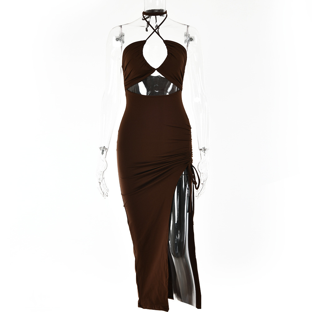 Elegant Halter Neck Dress 3