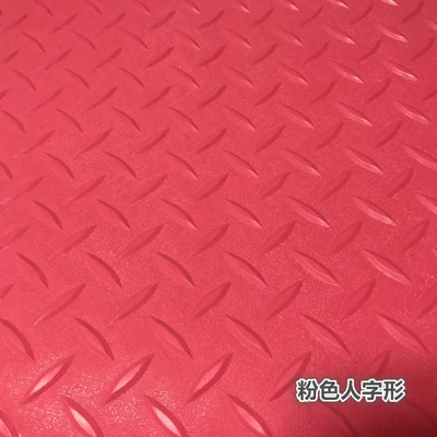 Avtomobil döşəmə paspasları moisture-proof rubber floor mat, van - pink-herringbone-pattern-cowhide-6090cm-household-small-door-mat