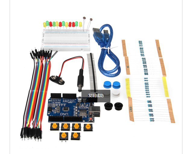 2016 Starter Kit Uno R3 Mini Panel Led Jumper Wire Button Set Electronic Components