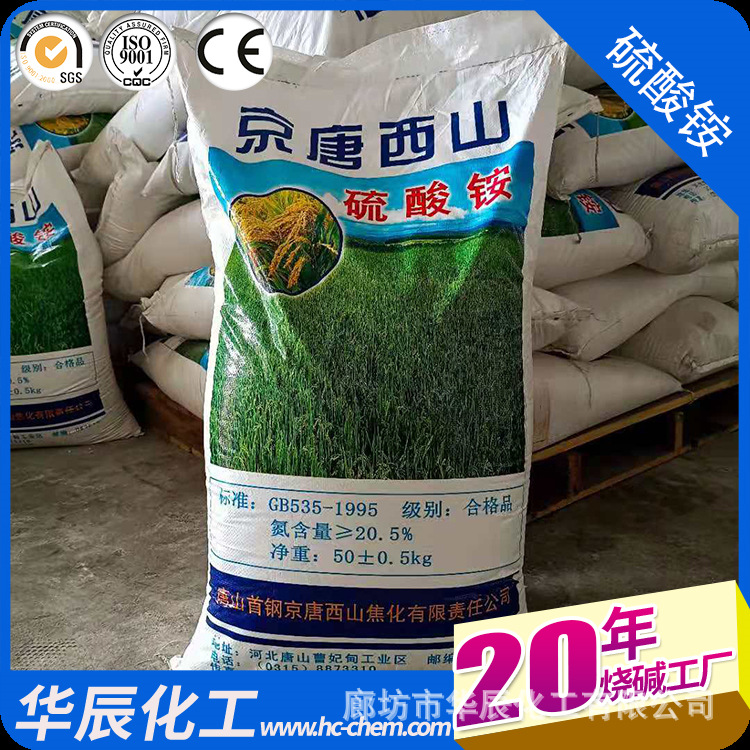 廊坊焦化硫酸铵/工业级20.5%硫铵肥田粉/优良氮肥