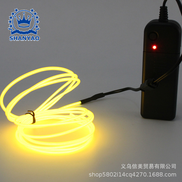 WEL冷光线12345米3v套装电池盒驱动器 汽车内装饰led发光线el冷光|ms