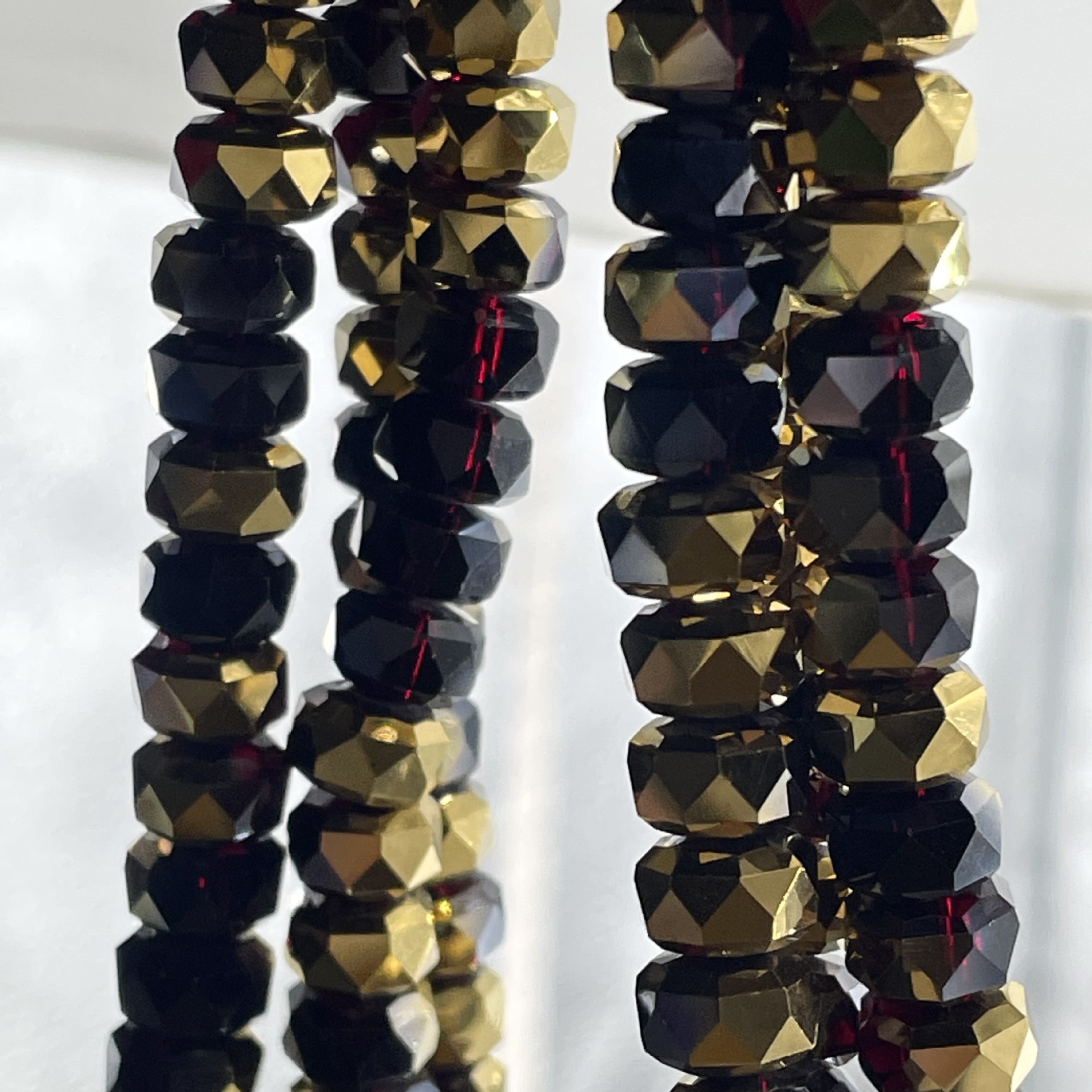 8mm Rainbow Wheel Jingjing Diy Jewelry Este embrión Vidrio Cristal Jewelry Pulsera Collar Moda Jewelry Accesorios dispersos