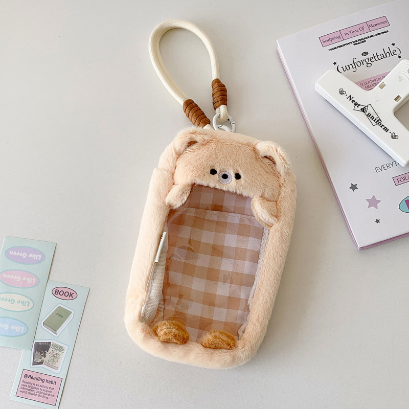 柔らかいぬいぐるみバッグ、漫画のかわいいウォーキングベビー防塵バッグ、15cmコットンドール収納バッグ、痛いバッグ|undefined