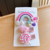 Children's hair accessory for princess, cute set, hairpins, hairgrip, flowered, wholesale