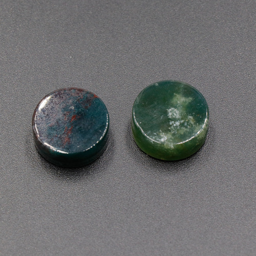 Natural crystal agate stone 16~20mm button round slabs rough stone DIY accessories small decor wholesale ancient style