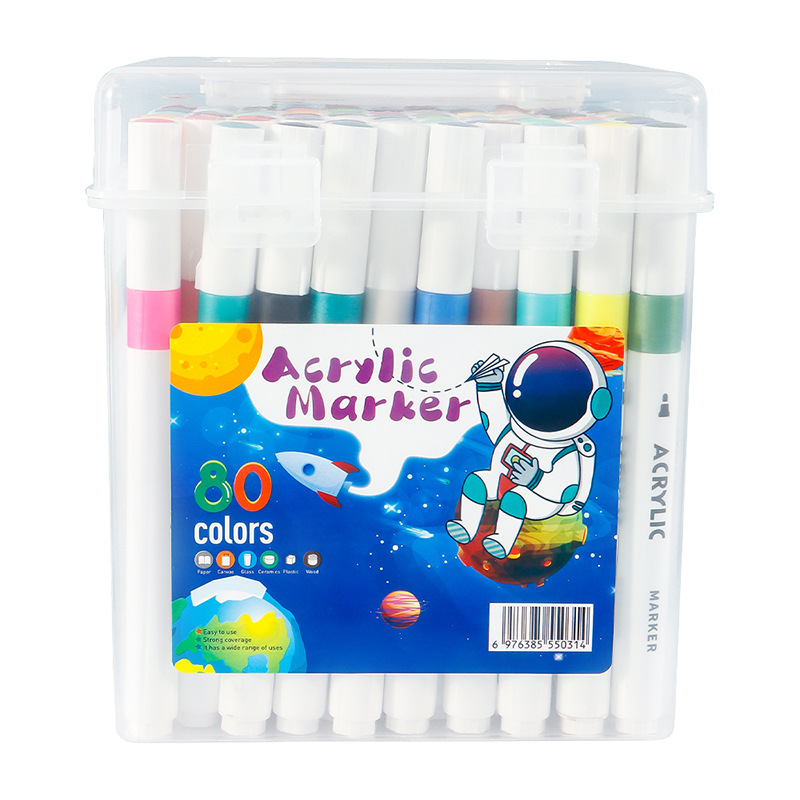 Acrílico rotulador impermeable opaco color Goo tarjeta color pluma estudiante niños arte especial acuarela pluma dibujo libro cepillo