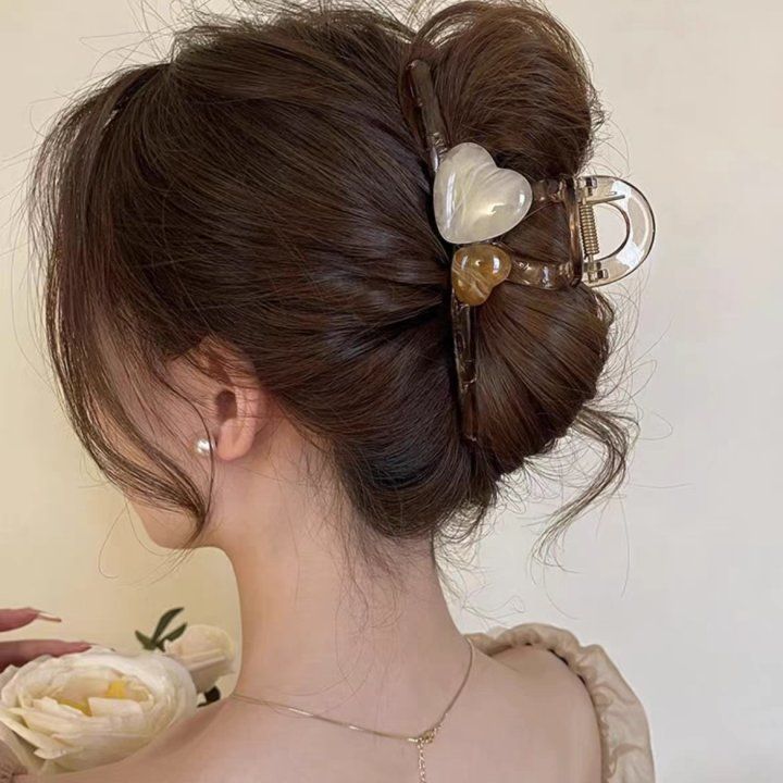 後頭部用の高級感のあるヘアクリップ、フレンチニッチの高級感のあるヘアクリップ、髪のボリュームを際立たせる絶妙なヘアクリップ、大きな新しいスタイルのヘアクリップ|undefined