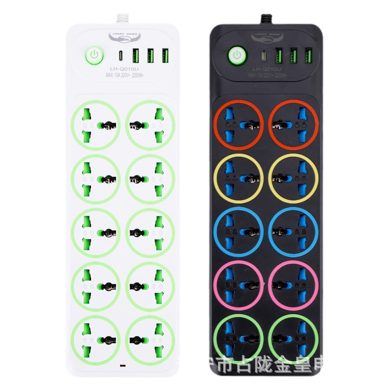 Negro y blanco comercio electrónico transfronterizo exportación TYPE-C USB PD carga placa de conexión de conexión de zócalo grande