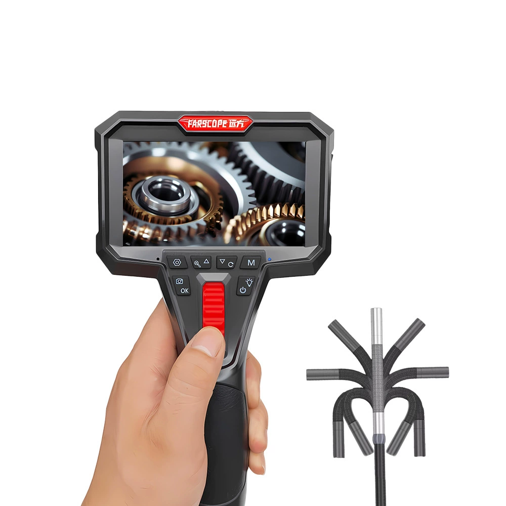 Дальний Y400 HD рулевого эндоскопа термостойкий экран жесткая змеиная трубка линзы в цилиндре завод по обнаружению углеродных труб