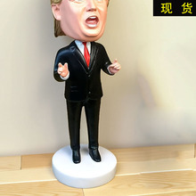 人物公仔盲盒树脂工艺品手办公仔摆件摇头娃娃批发跨境客厅装饰品