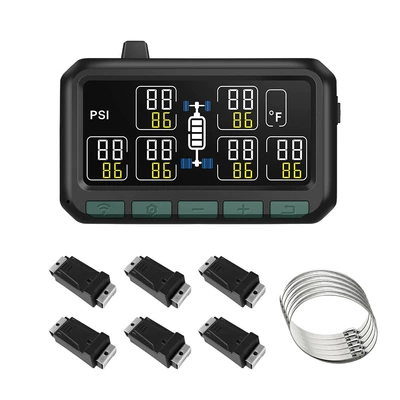 6-Wheel, Single-Screen Display, Internal and – Tire pressure monitoring system