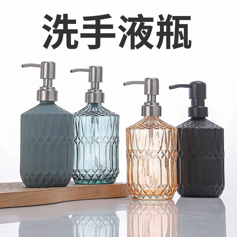 Стеклянный лосьон, пресс, бутылка для дезинфицирующего средства для рук, отель, спа-клуб, гель для душа, суб-бутылка, 450 мл, бутылка для шампуня, оптовая продажа