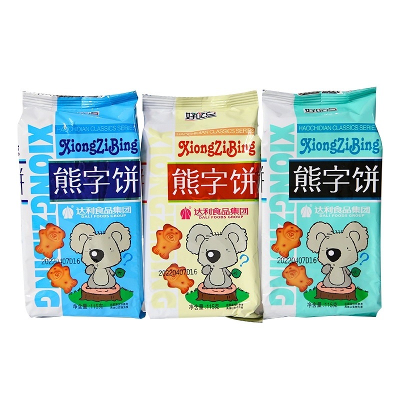 达利园好吃点熊字饼干115g儿童饼干熊仔酥性饼干休闲零食品|undefined