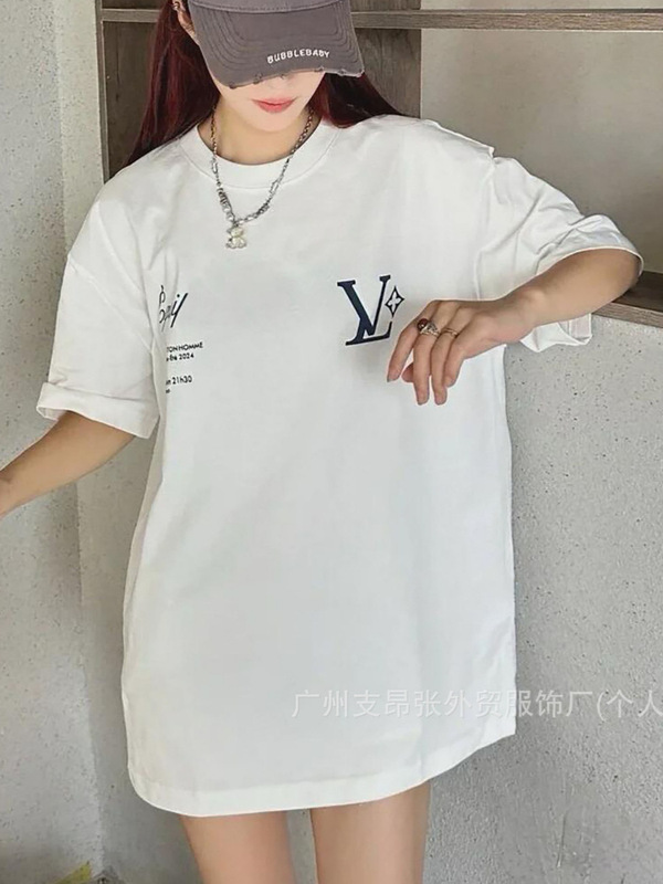 正确版.高品质.驴家短袖25新款经典字母LOGO纯棉短袖T恤男女同款|undefined