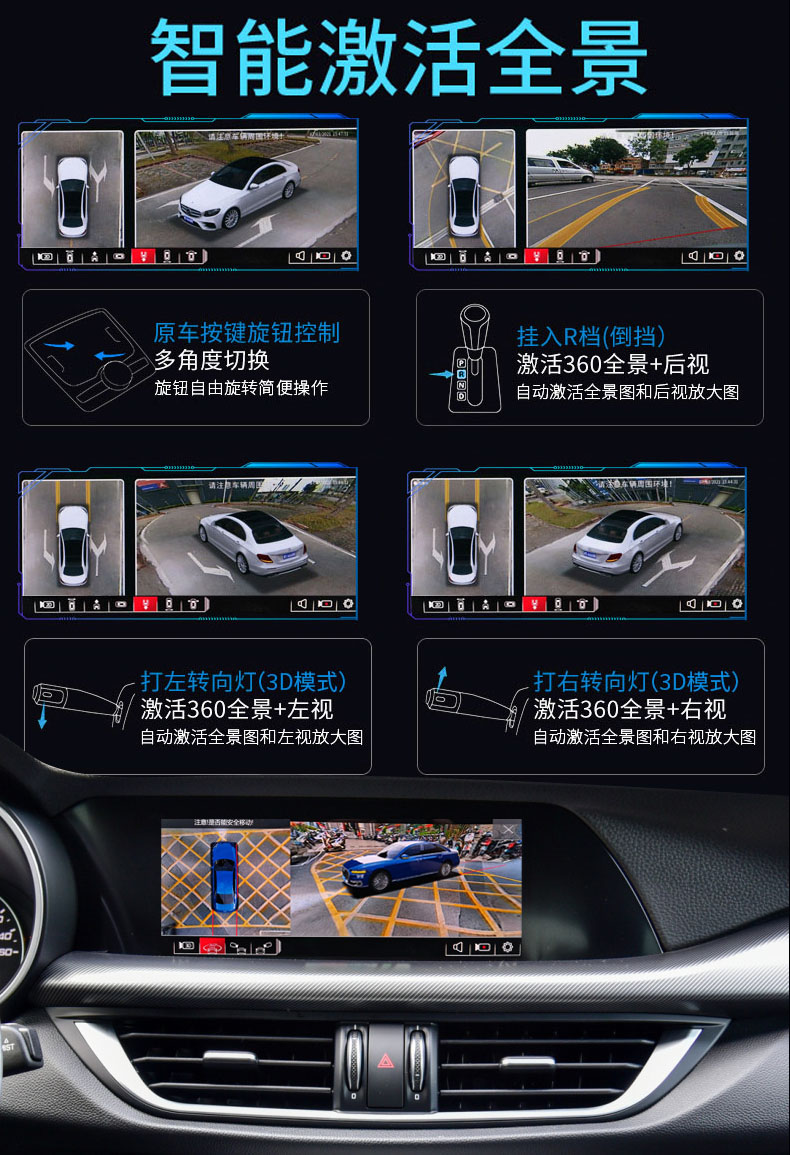 Suitable for Hongqi Eqm5/H5/H7 Wireless Carplay Mobile Phone Screen Projection Huawei Hicar Navigation Panoramic Image