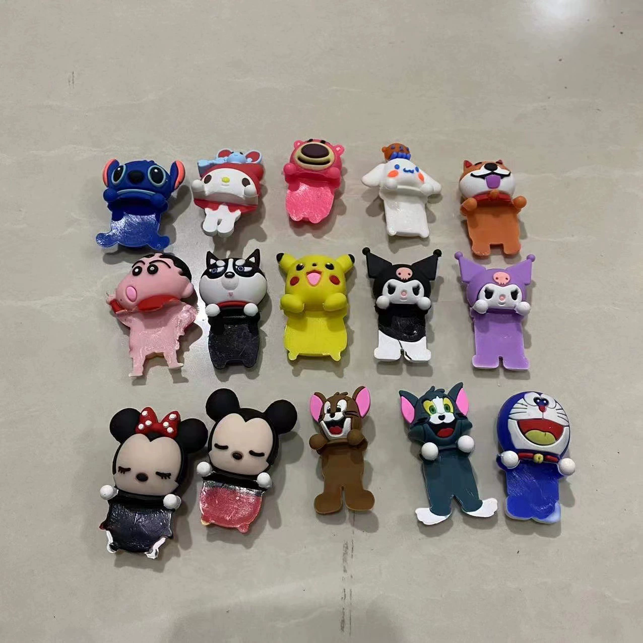 Мультяшный ПВХ стерео мягкий клей ноутбук чехол экран для временного парковочного знака украшения автомобиля