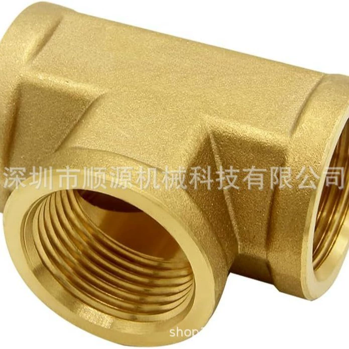 Промышленный стандарт США спот 3/4NPT большой поток вентиляции медной тройник воздушный компрессор соединительный блок тройник