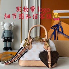 工厂批发2025驴家AlmaNano老花贝壳包手提单肩包斜跨女包2025新款
