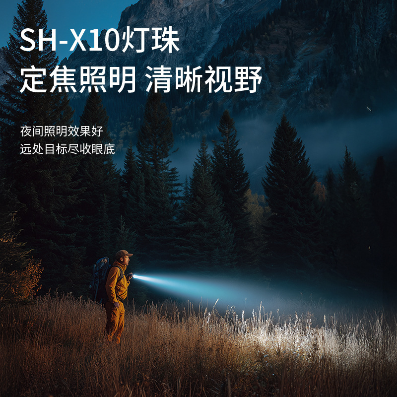 Shenhuo ミニ強力な光懐中電灯家庭用屋外高輝度 LED ギフト広告プロモーション懐中電灯印刷ロゴ卸売|undefined
