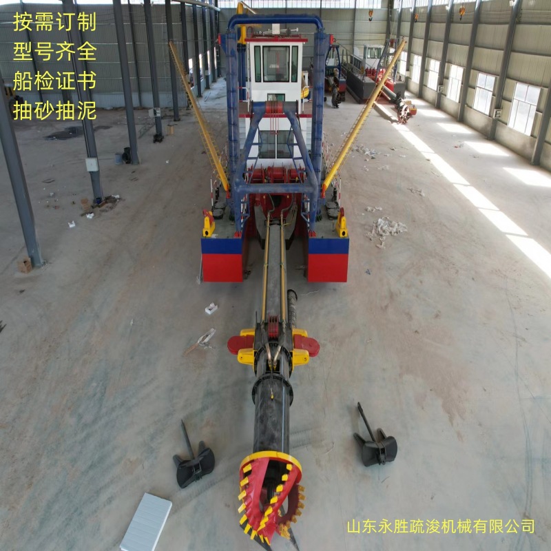 孟加拉国用绞吸式挖泥船，河道绞吸船厂家，国外抽沙船
