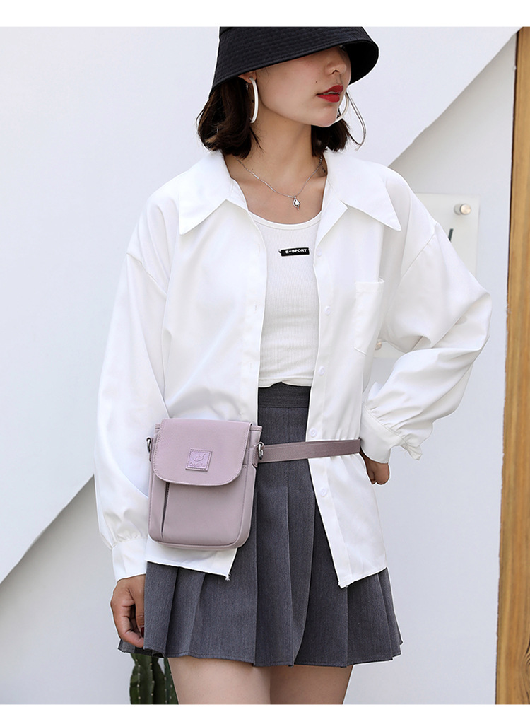 New cross-border women's bag: Versatile women's single-shoulder bag, waterproof nylon mom bag, casual women's crossbody phone bag undefined