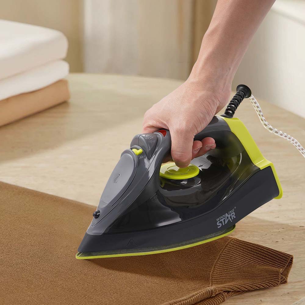 Winning star transfronteriza exclusivamente para venta al por mayor nueva máquina de planchar de hierro eléctrico de doble propósito húmedo y seco de vapor doméstico de mano