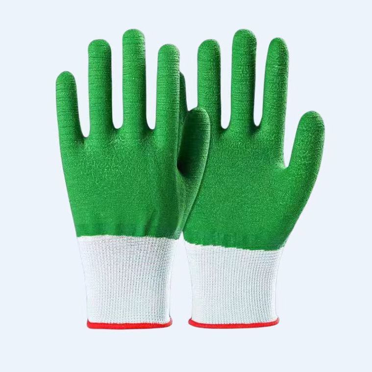 녹색과 흰색 실로 된 전체 고무 60g [1쌍]