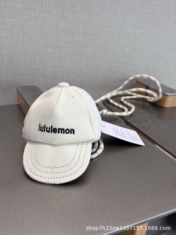 李宇春同款lulu Ball Cap Nano运动帽造型挂绳小包钥匙包耳机包潮|undefined