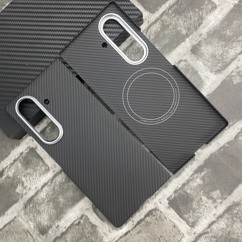 Samsung zfold7 中央軸携帯電話ケース ケブラー磁気 SAMSUNG fold7 アラミド繊維保護に適しています。|undefined
