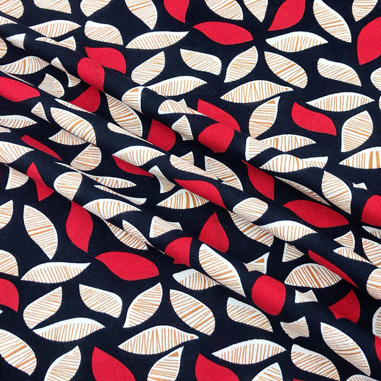 Material viscoso transpirable de alta calidad impresión floral Kane Cotton Rayon Salis vestido tela