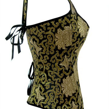 Корсет-пальто palace vest, бродеированный корсет для моделирования талии, зелёный, размеры S–XXL