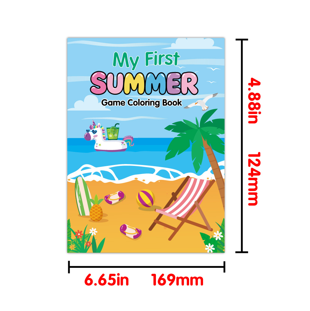 Libro de Colorear y Juegos para Niños Papel Educativo para Fiestas y Juegos Infantil image 12
