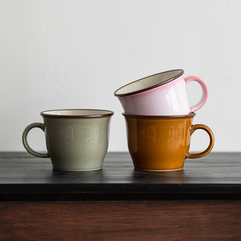 Official Genuine Japanese Imported Mino Ware Simple Retro Mug High Aesthetic Value Home Coffee Cup Ceramic Cup