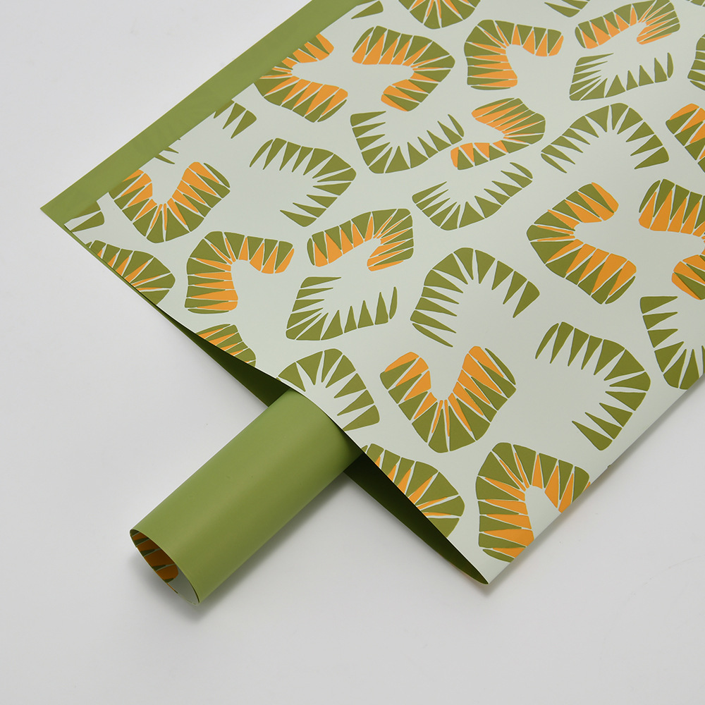 Fábrica de fiestas de flores originales transfronterizas floristas paquetes de flores de papel de embalaje de regalos de floristas de dos colores