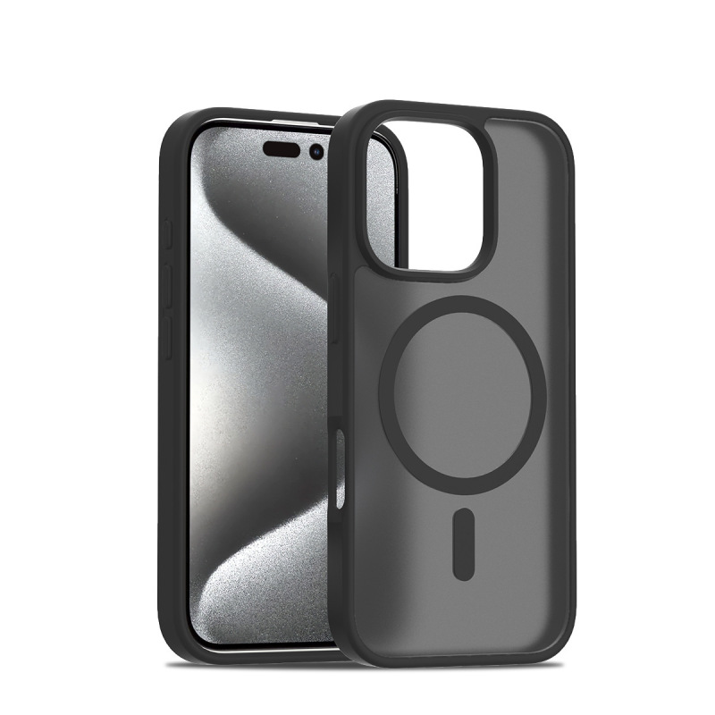 适用苹果新款iphone17promax手机壳二合一磁吸磨砂全包防摔保护套|undefined