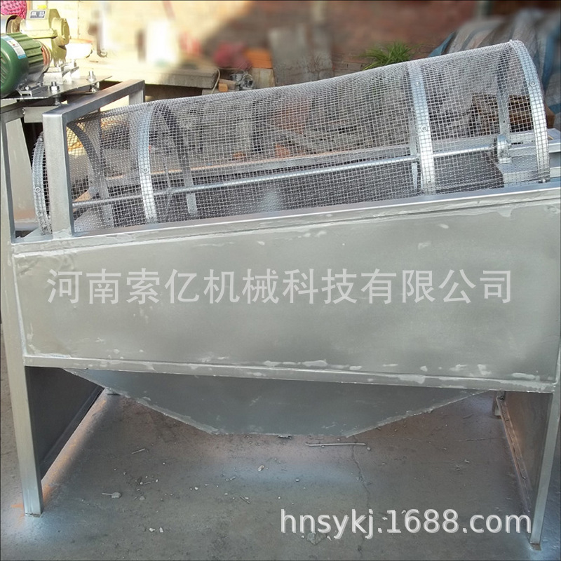 矿用冶金石料滚筒筛 不锈钢筛网圆筒筛 建筑垃圾自动进料筛分机