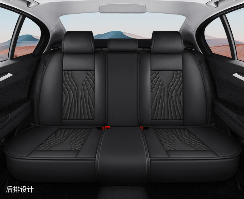 New Model of Universal Car Seat Cushion for All Seasons, Comfortable, Breathable, Wear-Resistant, Dirt-Resistant, Perforated, Fully Enclosed Car Seat Cover