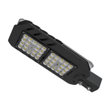 新款压铸模组LED路灯头100W掀盖式高光效市电路灯北美光控路灯