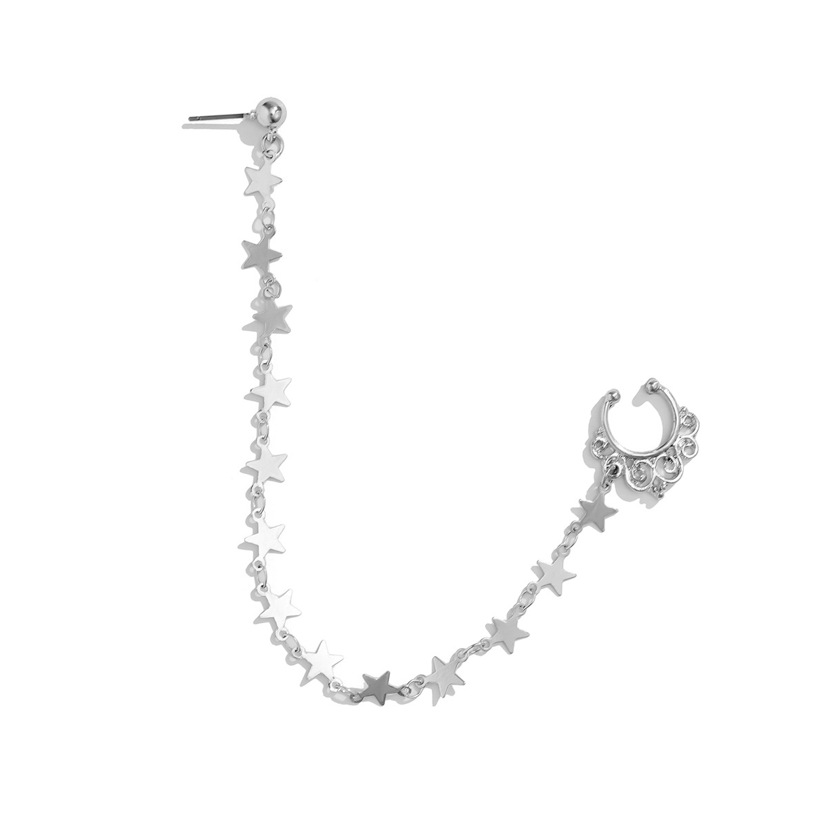 European and American jewelry, ethnic style, Su style, no punching nose studs, nose accessories, sweet and cool earrings, puncture nose rings_voghion.com