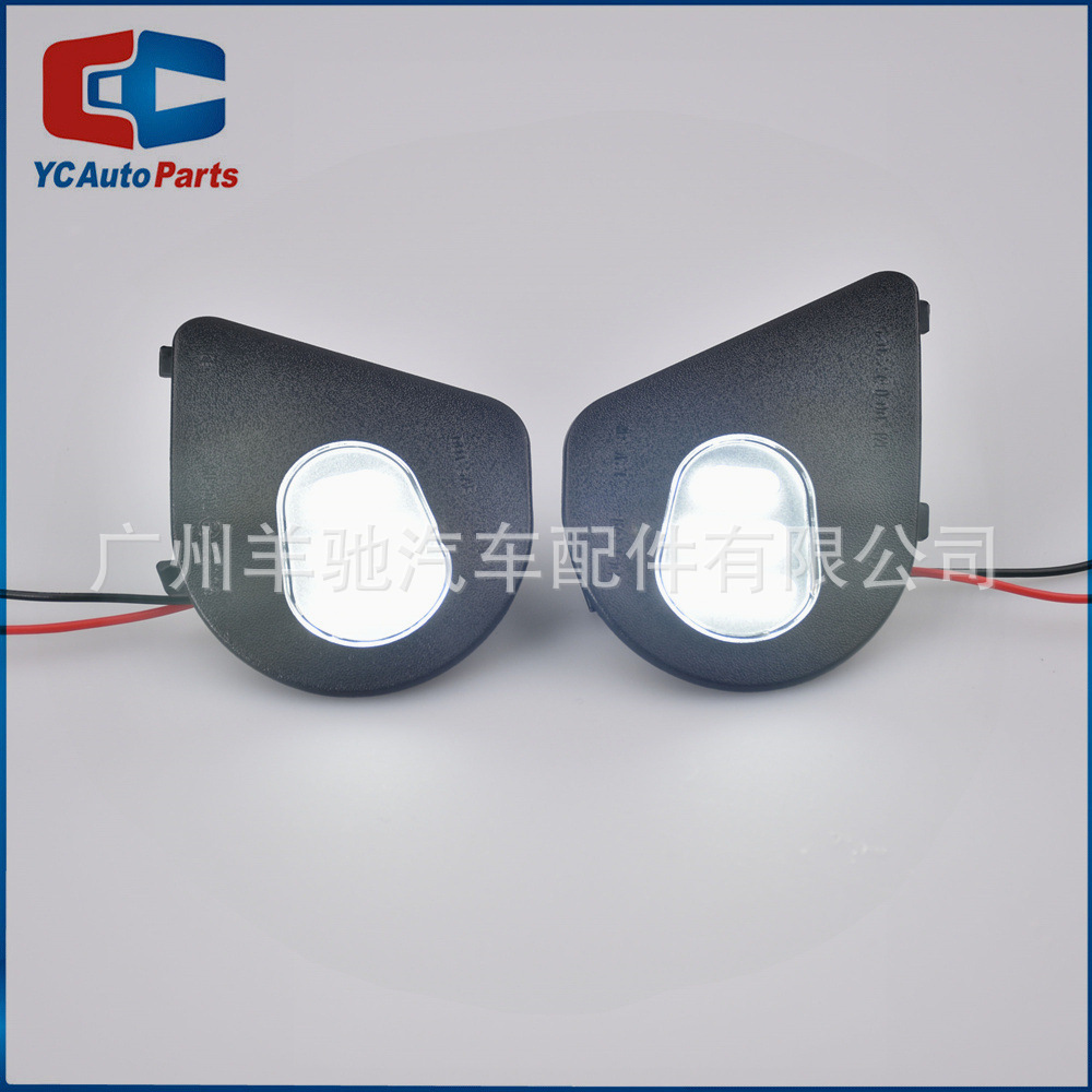 Aplicable a Dodge RAM 1500 2500 3500 4500 5500 espejo retrovisor de automóvil lámpara de suelo lámpara de pozo de agua